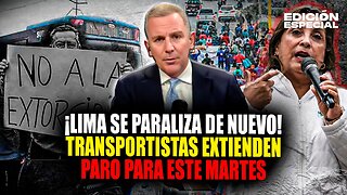 #EnVivo Paro de transporte continuará el martes ante crisis de inseguridad y mal manejo del gobierno