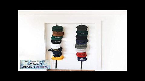 Cap Rack 2 Pack Holds up to 16 Caps for Baseball Review