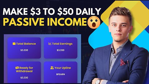 Make $3 To $50 Daily| passive income with bright future