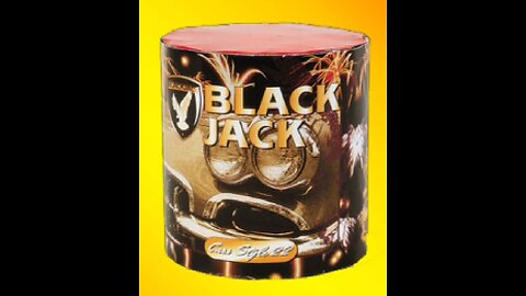 BKV Black Jack - 13 Shots Vuurwerk Cake