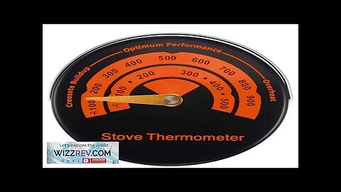 IPRee Wood Stove Thermometer Magnetic Gas Top Temperature Meter with Large Dial Review