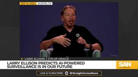 AI Surveillance will force 'Good Behaviour' - Larry Ellison