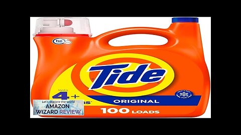 Tide Liquid Laundry Detergent Original Scent HE Compatible 100 Loads 132 fl Review