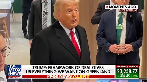 JUST IN: Trump talks with reporters on future Greenland deal