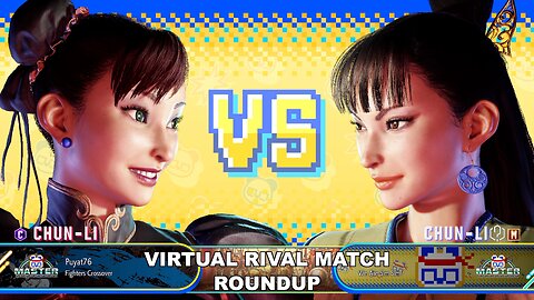 Kuya Kalbo SF6 Virtual Rival Match Roundup. Chun Li 4 star Diamond Rank [Hori Fight Stick]