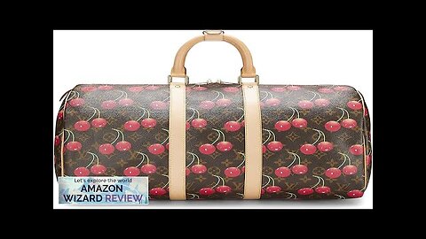 Louis Vuitton Pre-Loved Takashi Murakami x Louis Vuitton Monogram Cerises Keepall 45The Review