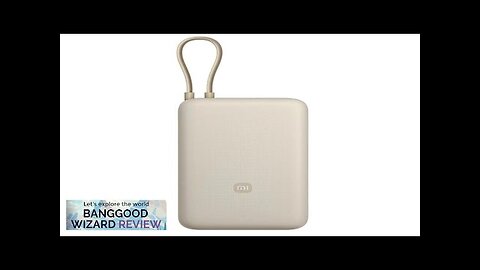 Xiaomi 33W 74Wh 20000mAh Built-in Type-C Cable Power Bank External Battery Power Review