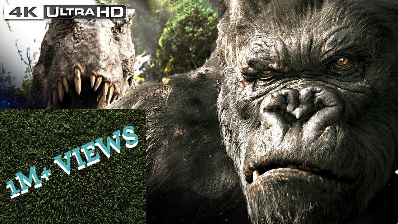 King Kong | V. rex Fight in 4K HDR