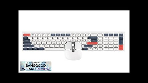 BK100 Wireless Keyboard and Mouse Set Bluetooth 2.4GHz Type C Rechargeable Mini Review