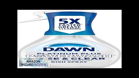 Dawn Powerwash Free & Clear Light Pear Dish Spray Dish Soap Starter Review