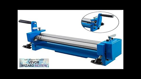 VEVOR 12.6 in. Slip Roll Roller Metal Plate Bending Round Machine Slip Review