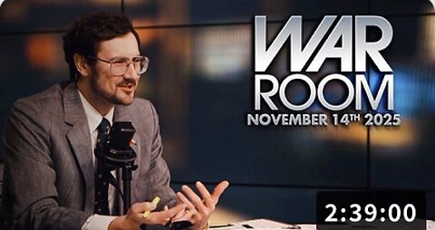 11 14 25 WAR ROOM Harrison Smith FBI Wages Shadow War on MAGA