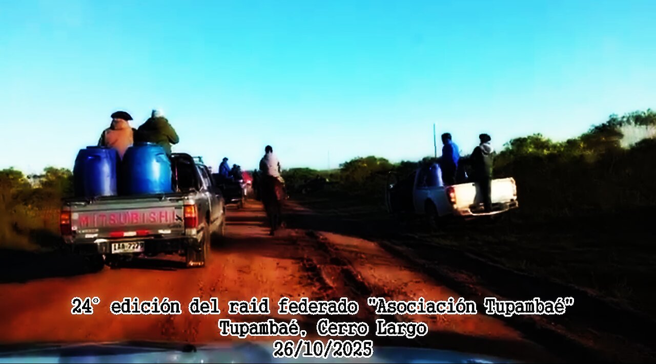 24° edición del raid federado Asociación Tupambaé - Sobre 90 km. - Cerro Largo 26/10/2025