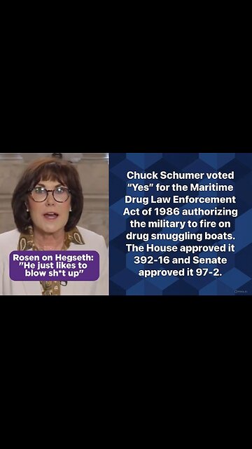 Dem Sen. Jacky Rosen Says If Pete Hegseth Just Wants To Blow Sh!t Up He Should Play A Video Game