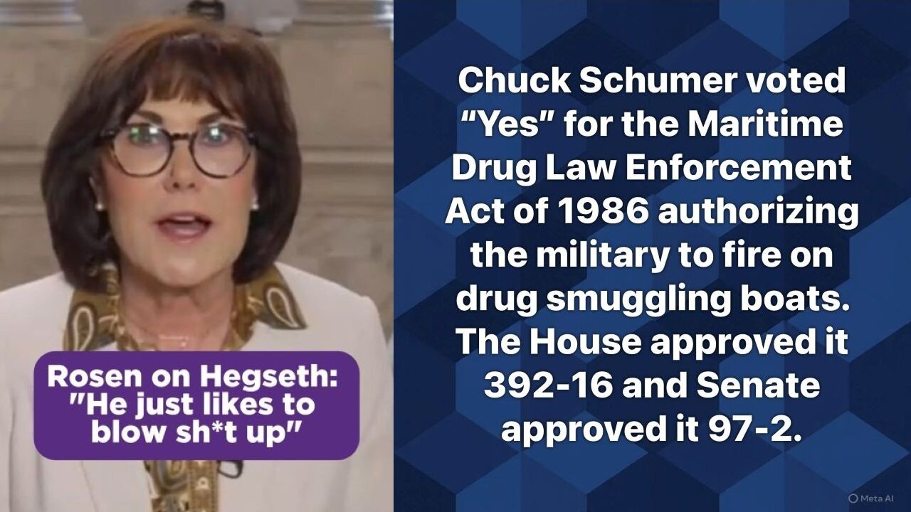 Dem Sen. Jacky Rosen Says If Pete Hegseth Just Wants To Blow Sh!t Up He Should Play A Video Game