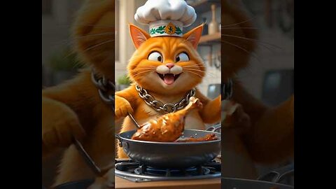 Ai animation cat video