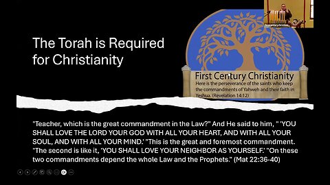 The Torah is Required for Christianity