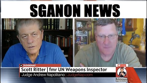 JUDGING FREEDOM W/ COL SCOTT RITTER ON HIS VISIT TO RUSSIAN EMBASSEY IN D.C. WOW. SGANON NEWS