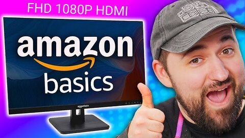 Amazon Basics 24-inch IPS Monitor 75 Hz Powered with AOC Technology FHD 1080P HDMI,