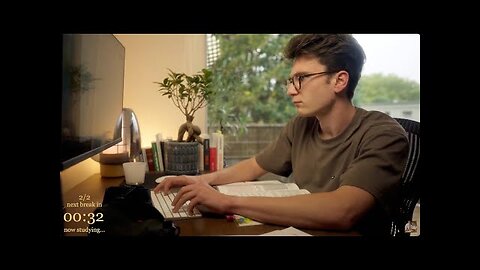 4-HOUR | Study With Me | One break, Deep work, No music