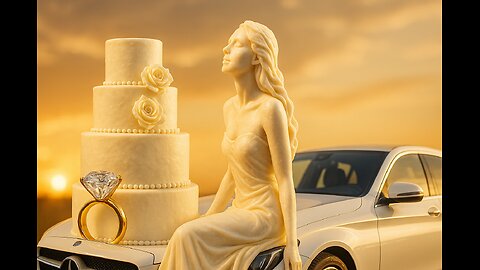 🔥 The Angel Glaze Bride | 25-Carat Love & The Wedding Cake of Awe | FlavorVille™ Cinematic Dessert