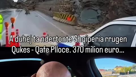 Gazetari: Rruga 371 mln euro e Qafë Plloçës nuk vlen, shembet pas dy muajsh