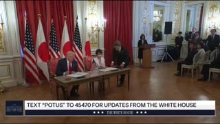 Trump and PM Sanae Sign Agreements For US and Japan