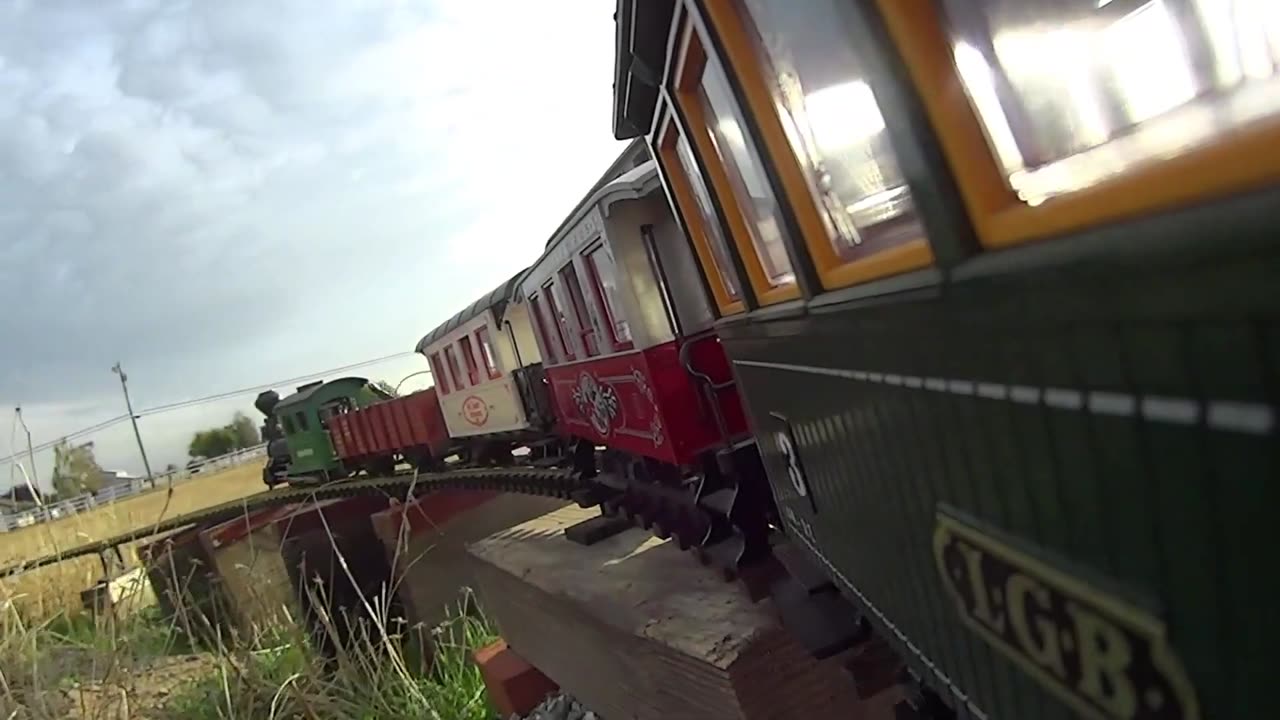 First Train Ride Across New Bridge