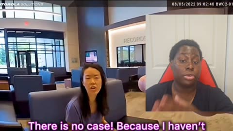 Crazy stalker lady slaps cops: Cop Cam