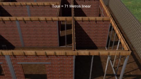 How to calculate the number of bricks , concrete floors and for his work