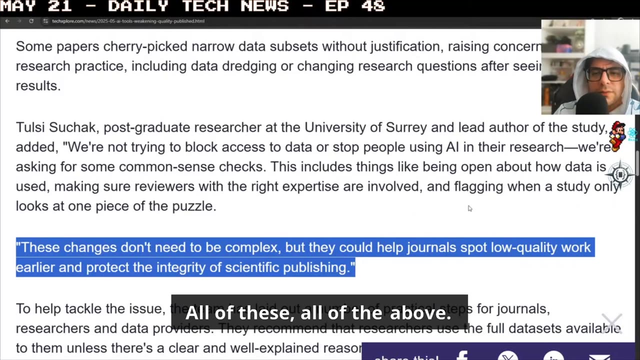 Nutritional science community BEGS to stop AI submissions