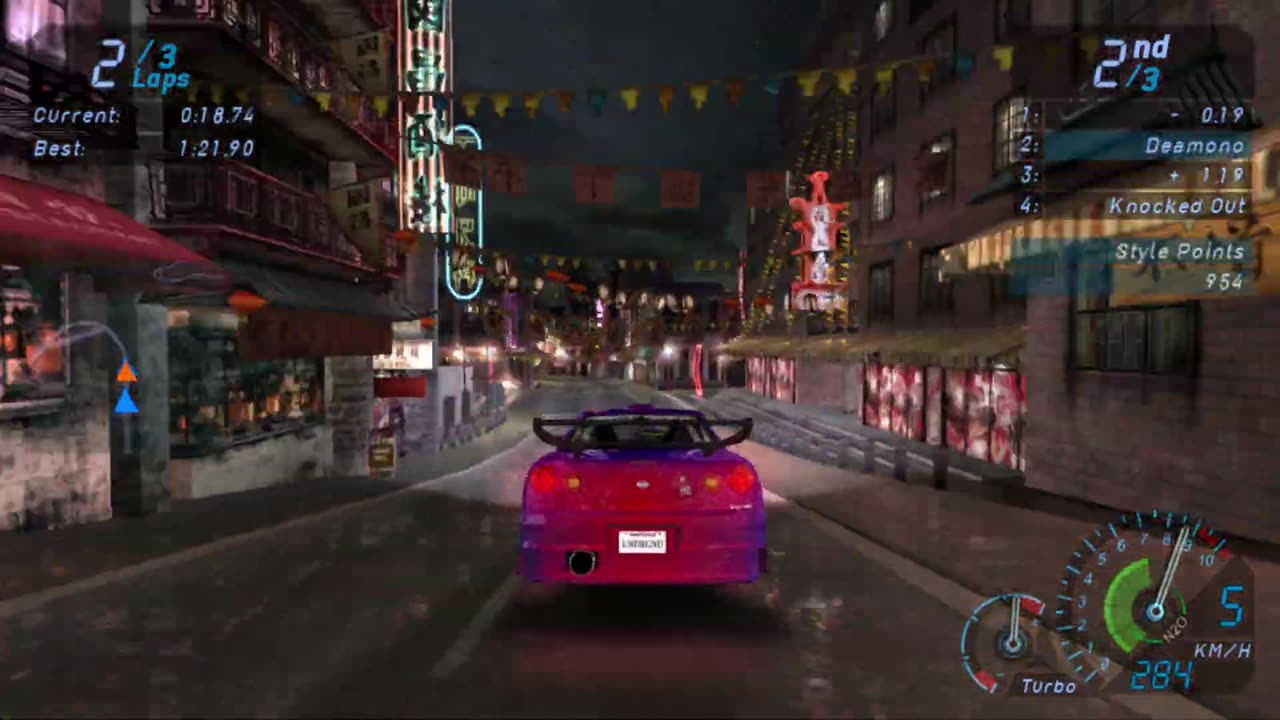 NFS Underground Ep.71 - LAP KNOCKOUT IDIOCY