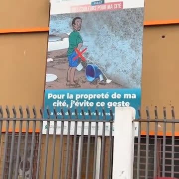 Posters in Ivory Coast.