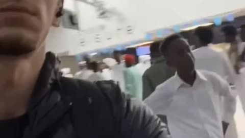 He is shocked by what he sees in Britain.