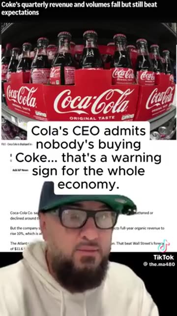Coca-Cola CEO admits nobody’s buying Coke