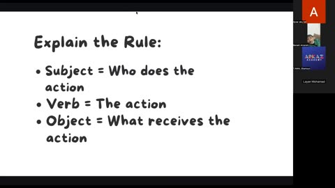 Make a simple sentence Class (6)