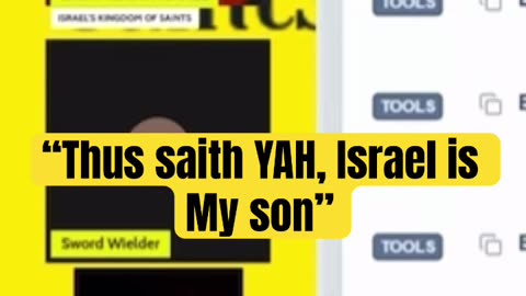 ISRAEL IS MY SON NOT JESUS