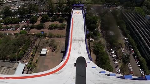 🤯✨ Watch The Highest Skateboard Drop In Ever! | FeedMyCuriosity