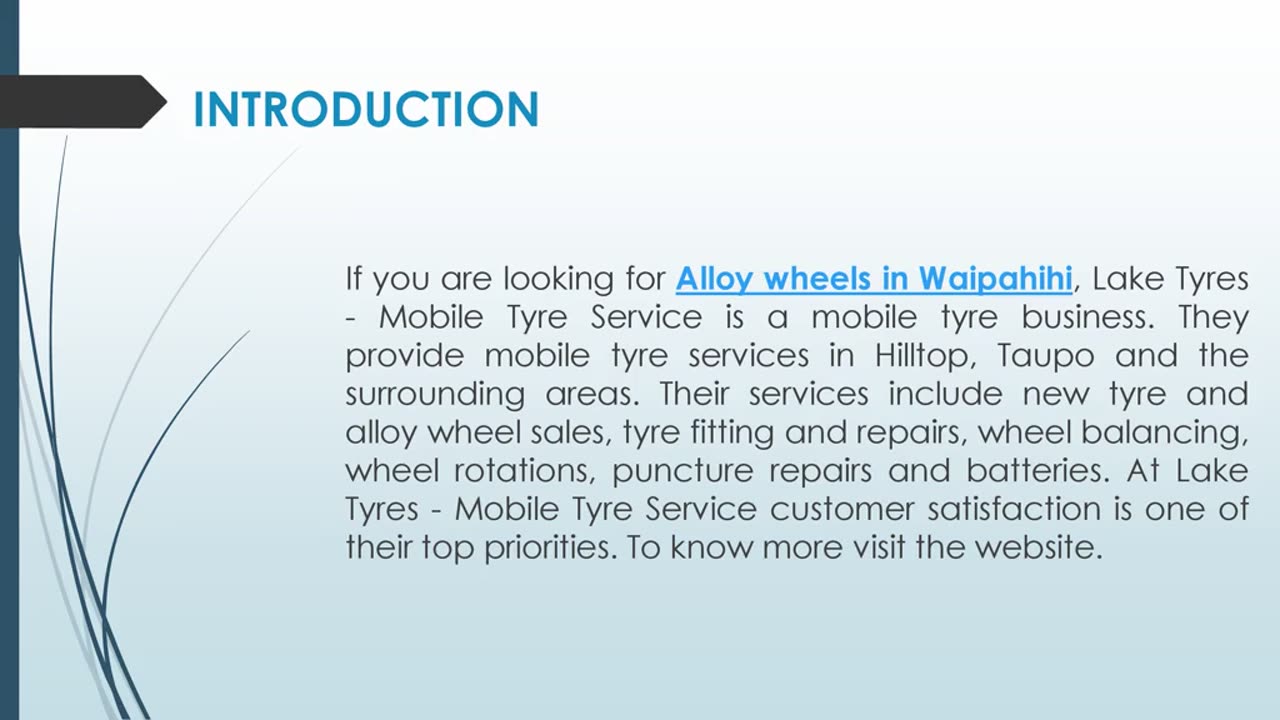 If you are looking for Alloy wheels in Waipahihi