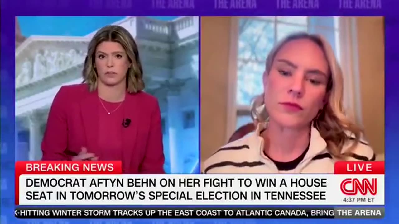 Aftyn Behn Refuses to Tell CNN Whether More Money for Cops Is Good or Bad