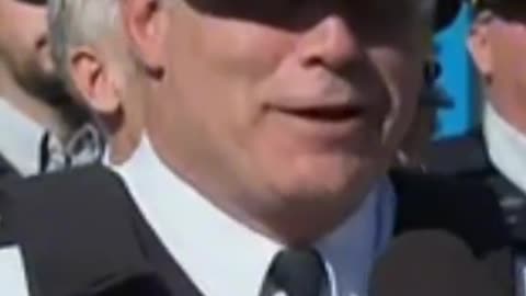 RCMP head response to question about RCMP protecting liberal politicians and Justin Trudeau.