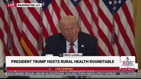 President Trump said Eli Lily and all the major drug manufacturers Put up their Hands