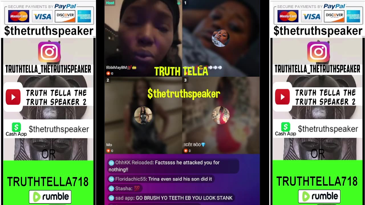 ROACH EBBIMAY GETS CLIPPED READING TRINA B FOR FILTH