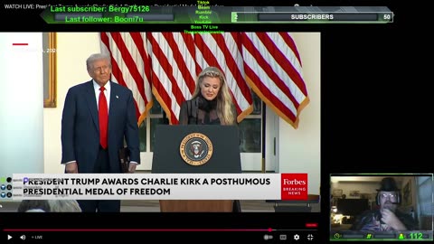 President Trump Gives Charlie Kirk Medal Plus We See If Joe Finished The Roof & Big News/Drama