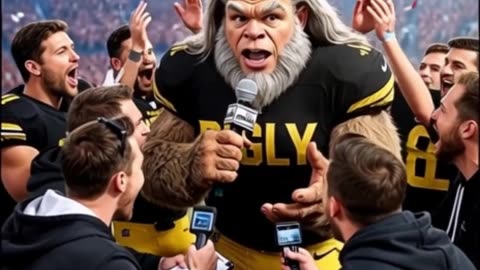 Bigly Foot Postgame Reporter: “How’d You Dominate?” Bigly: With Foot power!