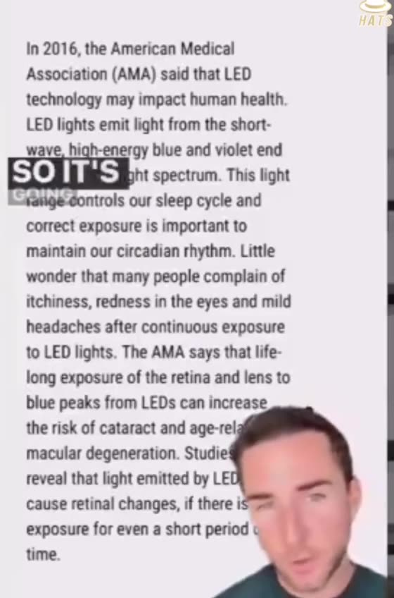 LED lights are part of the genocide program