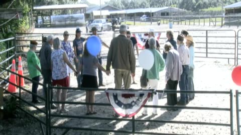 Skipper Calder & Cowboy-up Ministry bring horse training with a message at 11am.