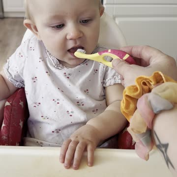 Mommy Tries Brushing Kayla’s Teeth — Baby Says No!