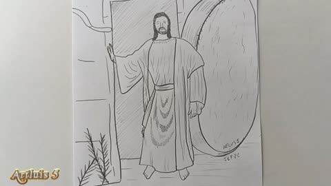 How to draw the resurrection of Jesus