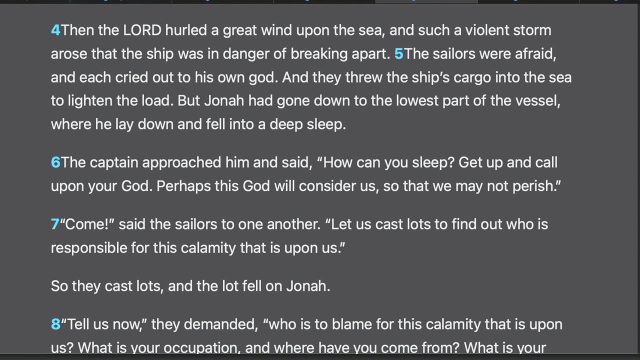 Jonah 1
